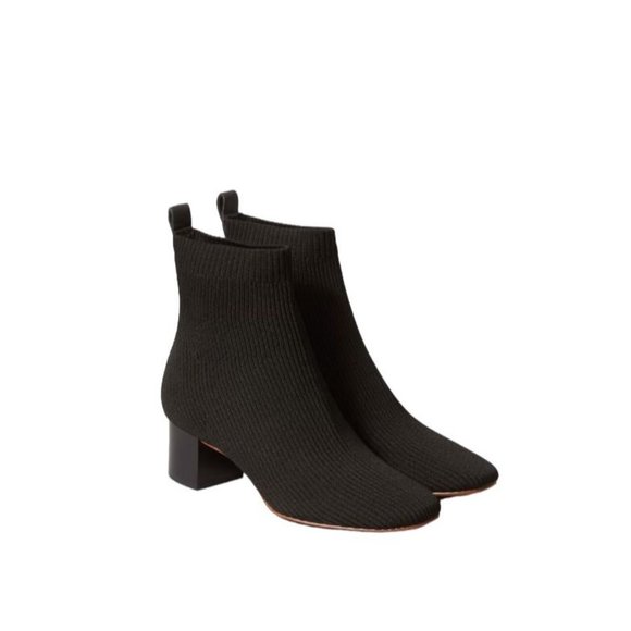 Everlane The Glove Boots in Black New Womens Knit Ankle Bootie - Picture 4 of 15